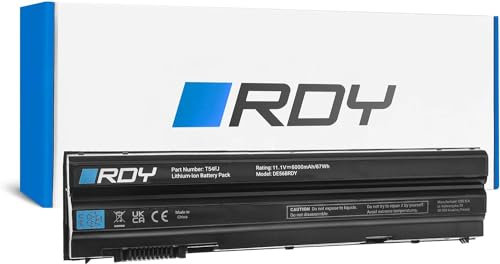 RDY Laptop Akku T54FJ 8858X M5Y0X N3X1D Notebook Batterie für Dell Latitude E6420 E6430 E6520 E6530 E5420 E5430 E5520 E5530 E6440 E6540 Vostro 3460 3560 (Kapazität: 6000 mAh 11.1V)