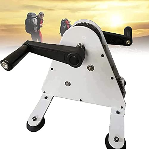 Generador de pedales, salida de CC de 100 W, 135 V, salida de carga rápida USB dual, generador de manivela de mano, entrenador eléctrico de fitness, dispositivo de entrenamiento de rehabilitación
