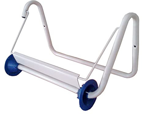 Tecnokit Dispensador portarrollos de papel de pared, para bobinas de papel secador, accesorios de montaje incluidos, 40 x 20 x 23 cm (blanco)