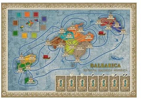 Cranio Creations - Concordia Balearica/Cyprus, Neue Karte und Neue Regeln Für Immer Aufregende Spiele, Erweiterung, Italienische Sprache Ausgabe