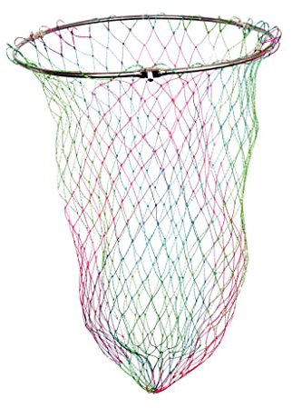 pistro Tête d'épuisette pliable en maille souple pour pêche à la carpe - Taille S