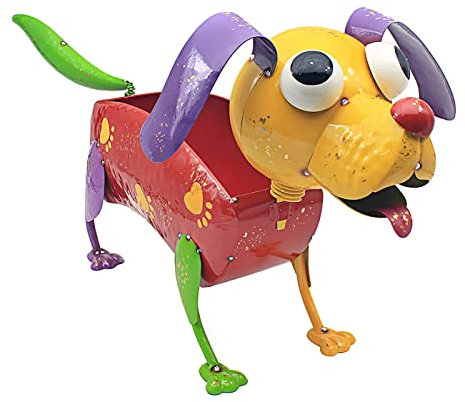 Lesser & Pavey Plant Pot, Metal, Multicolour, Approx 15 inches Tall by 17 inches Long