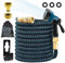 X-COTEC Tubo Irrigazione Estensibile 30m, Tubo Acqua Giardino, Tubo Estensibile da Giardino, Tubo Flessibile da Giardino con a Spruzzo d'Acqua 10 Funzioni, Connettore 1/2'' e 3/4'', 100ft/30m