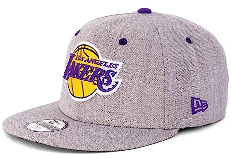 New Era Kids Caps - Kinder Kappe - Baseball Cap - 9FIFTY Snapback - NFL - MLB - NBA (Los Angeles Lakers Grey)