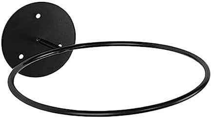 BESPORTBLE 2pcs Wall-mounted Rack Iron Basketball Holder for Home Store Display Easy Installation Design for Soccer Rugby Storage