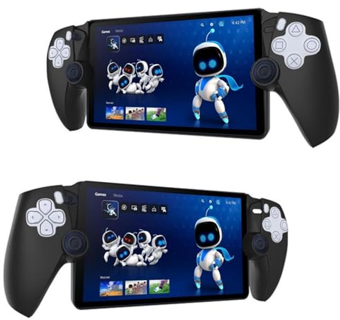 MEMELOKA Silicone Case for Sony PlayStation Portal, Black - Full Protection, Anti-Scratch & Shockproof
