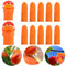 lalago 2 Stück Daumenmesser aus Silikon, Fingermesser Ernte Werkzeug, Messer Separator mit Silikon-Fingerschützer, Gartenarbeit Gadget, Obst Pflanzen Pflücker für Obst Gemüse Trimmen Pflanzen