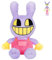 YOUYIKE The Digital Circus Plush, 26cm Amazing Jax Kuscheltier, Osterhase Plüschtier, Zirkus Plushie Ostern Weihnachts Valentinstag Geburtstagsgeschenke für Jungen Mädchen