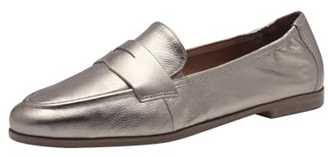 Tamaris Slipper Damen Elegant Blockabsatz metallic,EU 36