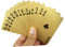 BESTonZON 1 Satz Unterhaltung Kartendeck Spielkarten Farbkarten Poker-Kartenspiele Poker-Karten-Deck pokerkarten Playing Cards Karten für Poker Deck geschenkkarte Poker Sets Golden
