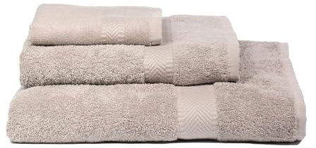 EO Home Handtücher Set - 100% GOTS-zertifizierte Ägäische Baumwolle, Bio-Qualität, weich & saugfähig, umweltfreundliche Badetücher