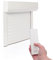 Kit Volet Roulant Electrique Radio Ajustable en Aluminium h215 x l240 cm- Montage Facile , Pour Baie Vitrée