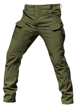 Pantalon Militaire Homme Treillis Cargo Zaloupa Work Bib Pants Noir