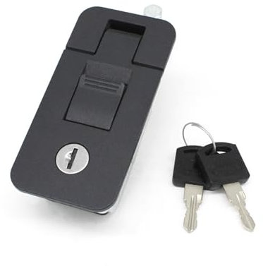 Larger Size Trigger Latch Push Button Door Lock Zinc Alloy Compression Lever Panel Lock Truck Topper Canopy Shell Camper Lock 1Pcs