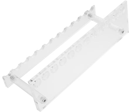 POPETPOP Acrylic Cutlery Holder Slot Spoon Fork Stand Modern Desk Utensil Display for Kitchen Tableware