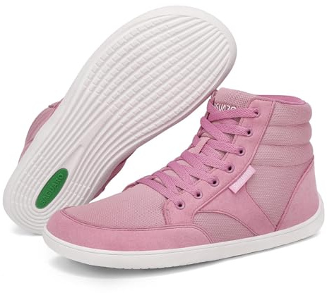 SAGUARO Barefoot Femme Homme - Barefoot Shoes Pieds Nus Chaussures de Marche Running Trail Chaussure Minimaliste Rose, GR.39