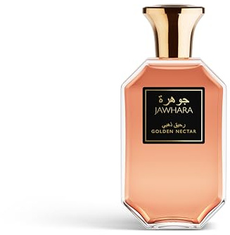 Jawhara Collection Golden Nectar Unisex Eau de Parfum, Ambery White Fragrance, With Bergamot, Ylang-Ylang & Musk, 100ml