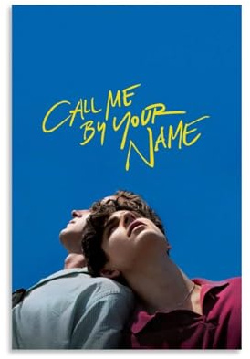 Romantisches DramaRetro-Filmposter Call Me By Your Name Coming-Of-Age, Wandkunst, Leinwand, ästhetisches Cover, Poster, Vintage-Musik und Filme, dekoratives Gemälde für Wohnzimmer, Schlafzimmer, 30