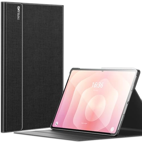 INFILAND Case for Galaxy Tab S11 Ultra 2025 14.6 Inch, Multi-Angle Stand Cover Compatible with Samsung Tab S11 Ultra 5G SM-X936B/ SM-X930 [Auto Wake/Sleep] (Black)