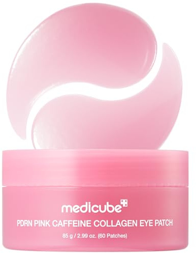 medicube Hydrogel Eye Patches with PDRN, Caffeine & Collagen (60 Counts)
