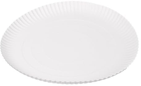 García de Pou 50 Unités - Plateaux Pâtisserie en Relief 500 g/m2, 32 cm Blanc Carton