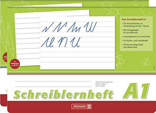 Brunnen Schreiblernheft (2 Hefte, Lineatur A1)