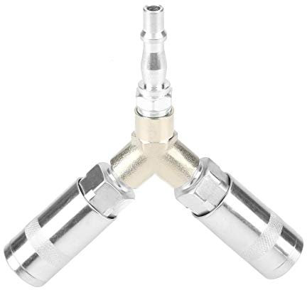 Air compressor air pipe 1/4 British tee quick connector iron galvanized, Pneumatic Fittings