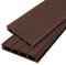 WPC-Terrassendielen Holzdielen Kunstoffdielen Dielen Garten Terrassenholz Balkon Pool Komplettset Naturbraun 6 QM