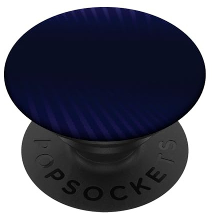 Einfarbig Blaue Farbe In Blue Ganz Dunkel Dunkelblau Muster PopSockets PopGrip: Ausziehbarer Sockel und Griff für Handys/Tablets mit Tauschbarem Top PopSockets Klebender PopGrip