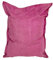 Lumaland Riesen-Sitzsack XXL 140x180cm | Indoor Bean Bag aus weichem & waschbarem Microvelours | 2-in-1- für bequemes Sitzen & Liegen | Mit über 3 Mio. anpassungsfähigen EPS-Perlen [Rosa]