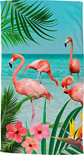 Good Morning Strandtuch Flamingo 100x180 cm