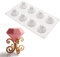 molde pastel 3d, molde de silicona para postres pudín, 8 agujeros Diamantes