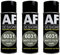 Alex Flittner Designs Nato - Set di 3 bombolette spray per vernice mimetica, colore oliva opaco RAL 6031