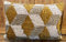 Proflax Kissenhülle Wayne, Farbe Honig, Hoch-/Tiefgewebe, Verschiedene Größen (40 x 60 cm)