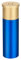Aufew Mini pilulier en métal durable, portable, étanche, récipient à vitamines EDC pour voyage, extérieur, usage quotidien (bleu)