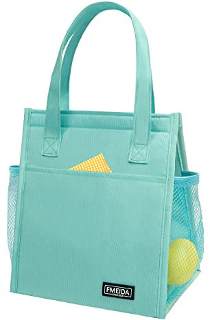 Fmeida Bolsa Térmica Porta Alimentos, Bolsa de Almuerzo Portátil Pequeña Lunch Bag Impermeable para Picnic, Playa, Camping, Viaje, Trabajo, Almuerzo, Oficina, Escuela - 6.75L