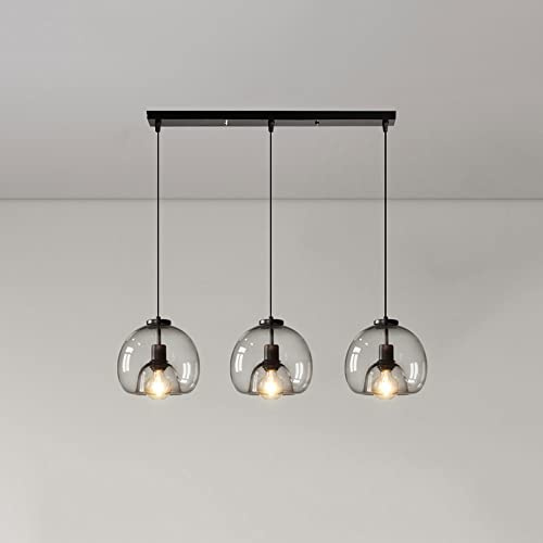 LGDEERCO 3 Lichter Restaurant Pendelleuchte Moderne Küche Pendelleuchte über Insel Innenleuchten für Kücheninsel Esszimmer Schlafzimmer Wohnzimmer