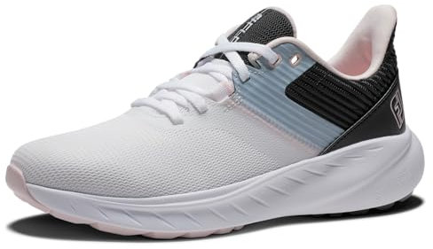 FootJoy Flex Women's Golf Shoe White/Beige/Beige, 8 UK Medium