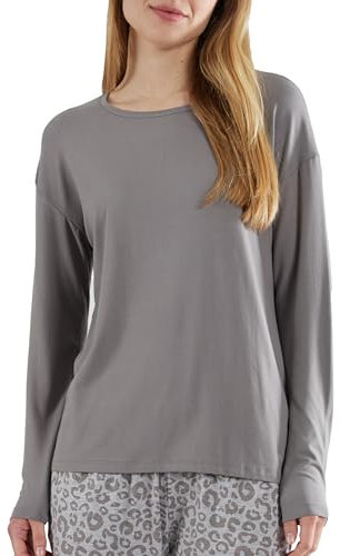 TOM TAILOR Damen Oberteil grau Uni 36
