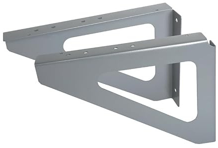 Equerre de fixation murale pour boîtes aux lettres Renz - Gris argent RAL 9006M