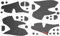 Pulsar Gaming Gears SUPERGRIP - Set di nastri antiscivolo per controller PS5 DualSense, ad alte prestazioni, antiscivolo, adesivo 3M, non lascia residui, nastro adesivo per presa ultra sottile da 0,5