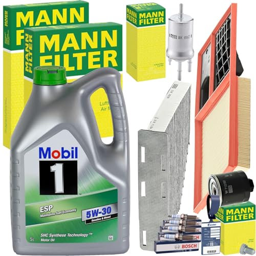Inspektionspaket + Zündkerzen für 1.4 + 16V Golf 5 6 Caddy 3 ALTEA 5P
