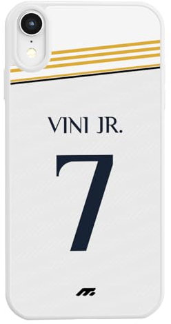 MYCASEFC Coque Football Vinicius Jr Madrid Xiaomi Redmi 9A. Housse de Football pour Smartphone pour Les Fans de Football - Idée Cadeau - Design de qualité supérieure.