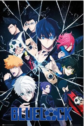 Bluelock - Companeros y rivales - Anime Poster Plakat Druck Größe 61x91,5 cm