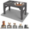 SNOUTEX Gamelle Chien Surelevee - Gamelle pour Chien Surélevée en 5 Hauteurs Réglables, Gamelle Anti Eclaboussure Chien de Toutes Tailles et Tapis Gamelle Chien et Chat. Chien Accessories.