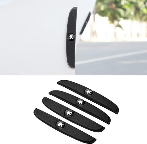 RIKCAT 4 pièces Bandes de Protection pour Bord de Porte latérale de Voiture, pour Peugeot 108 Hatch 208 2008 301 308 3008 308SW 408 4008 508 508SW 5008 Anti-Collision Anti-Rayures Accessoires,B