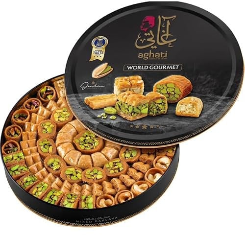 Aghati Baklava Mischung 500 Gramm - Leckeres Dessert aus dem Nahen Osten