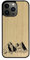 Enowood Coque en Bois de téléphone Iphone Artisanale - Montagne Gravure - Iphone 11 - Charme