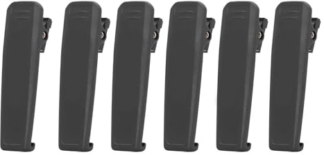 6 Pack Belt Clip Replacement for IC F1000, IC F2000, IC V10MR, IC F1000D, IC F2000D, IC F2000T, IC V88, IC U88 Radios, Compatible with BP‑279 BP‑280 Batteries