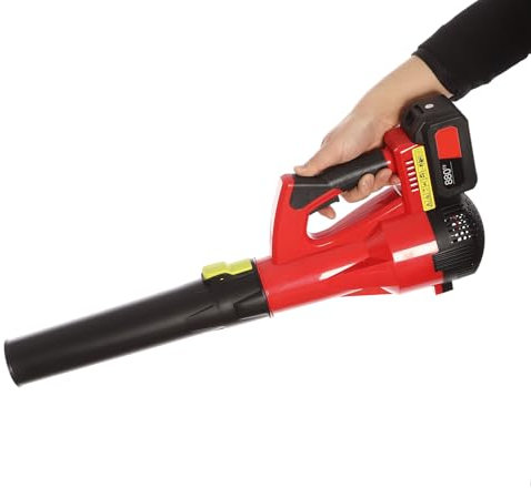 NaMaSyo Elektro-Laubsauger mit Akku Bürstenloser 220V 50HZ Akku-Laubbläser Kabellos Blasgeschwindigkeit 580m³/h Luftgeschwindigkeit 9m³/min für Gartenpflege Rasenpflege und Schneeräumung